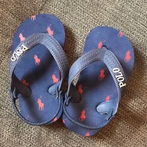 Polo Ralph Lauren size 5 toddlers flip flops